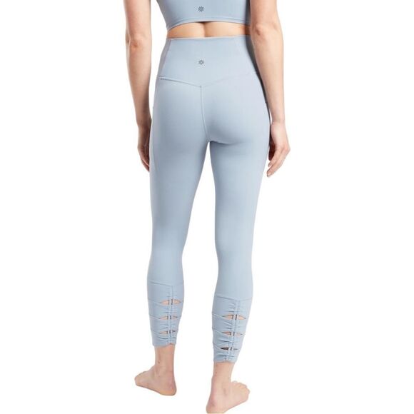 Athleta Salutation Stash Pocket II Cinch 7/8 Star Blue Extra Small NWOT - Picture 2 of 9